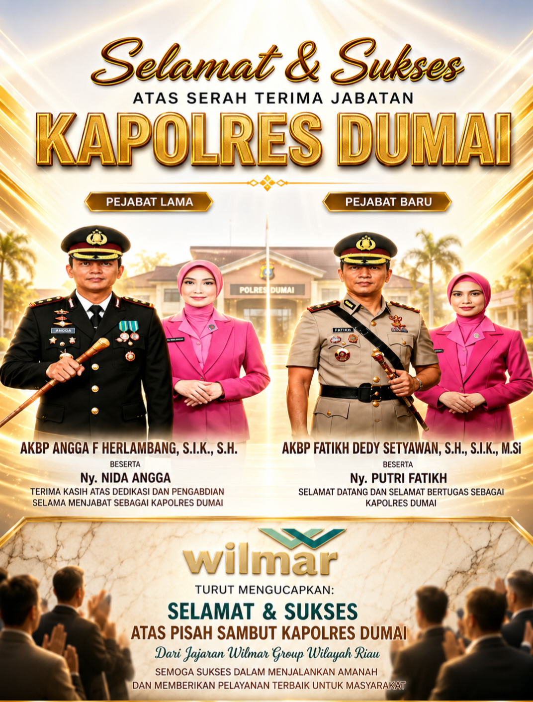 Sertijab Kapolres Dumai