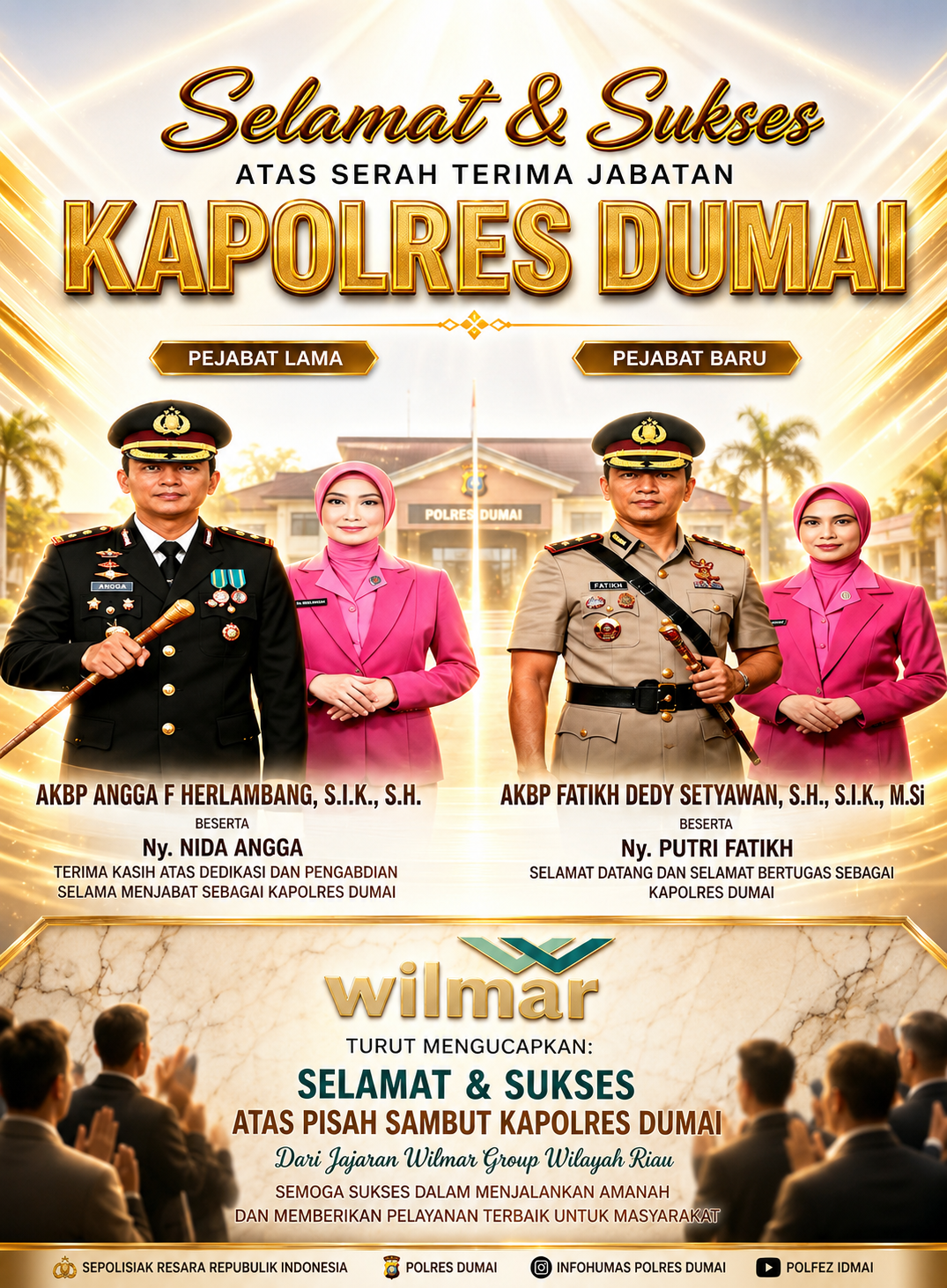 Sertijab Kapolres Dumai