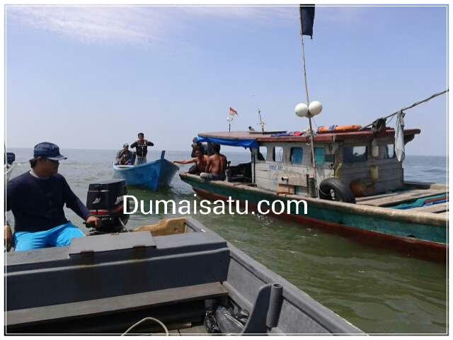 Polair Dumai Jaring Pelaku Ilegal Fishing 