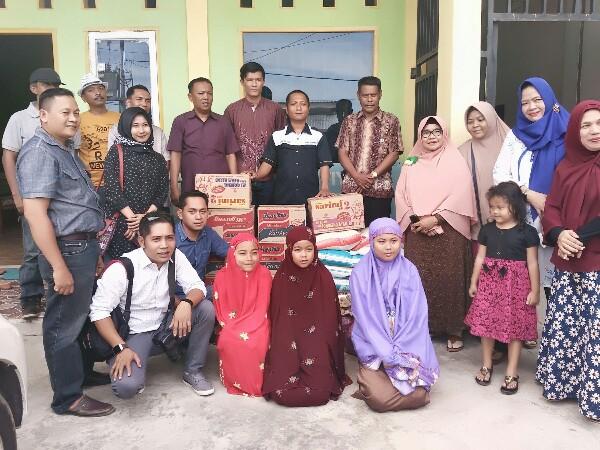 Rangkaian HPN Riau 2017, PWI Dumai Serahkan Bantuan Panti Asuhan