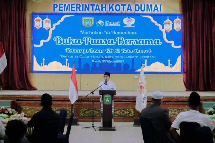 Buka Bersama KONI Kota Dumai, Momentum Perkuat Iman dan Prestasi Olahraga
