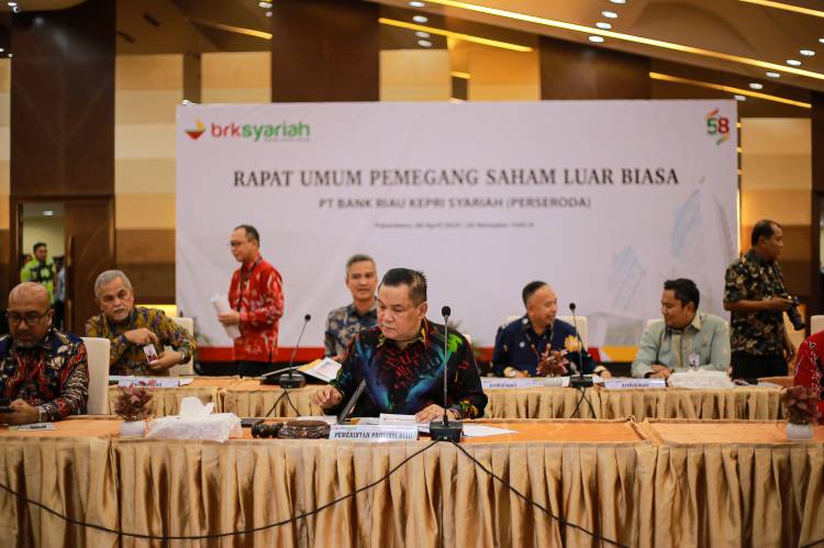 Pemko Dumai Ikut Andil Dan Turut Hadir Dalam RUPS Perseroda Bank Riau Kepri Syariah