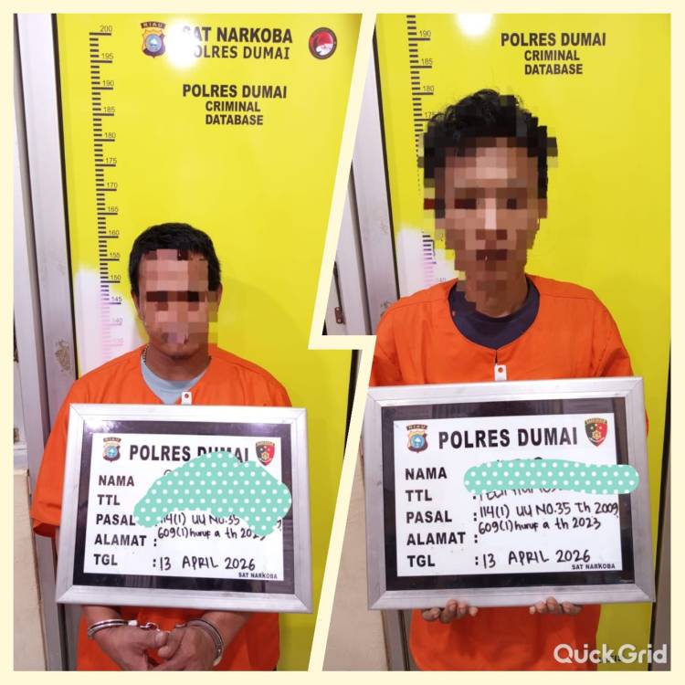 Ruko di Pelintung Jadi Sarang Narkoba, Dua Tersangka Diciduk Polisi