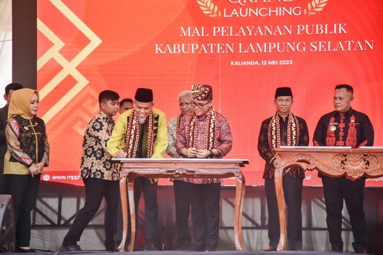 Walikota Dumai Hadiri Peresmian 4 MPP di Sumatera oleh Menteri PANRB RI