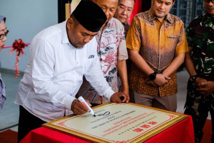 Sugiyarto Resmikan Rumah Duka Tionghoa Dumai, Simbol Persatuan dan Toleransi