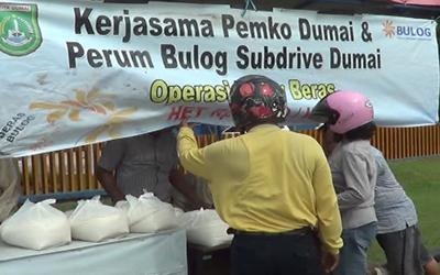 Ramaikan, Operasi Pasar Bulog Dumai Jelang Ramadhan