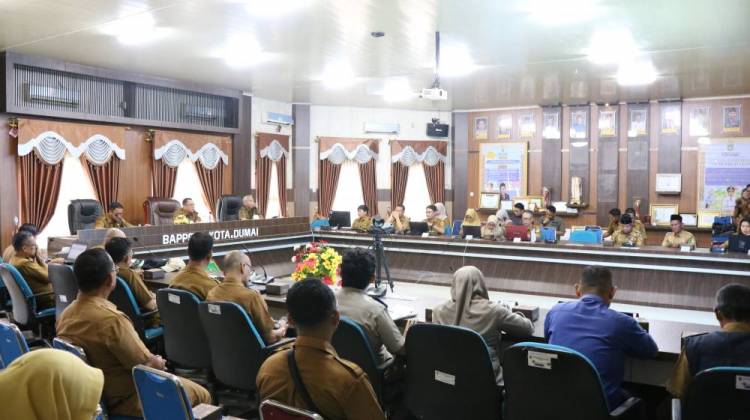 Sekda Dumai Pimpin Rapat Pokja PKP, Pengentasan Kawasan Kumuh Dipercepat