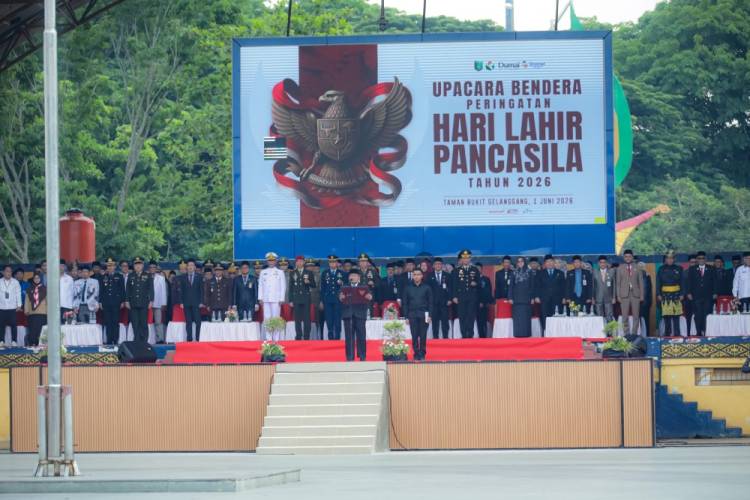 Pimpin Upacara Hari Lahir Pancasila, Wawako Dumai Ajak ASN Perkuat Nilai Kebangsaan