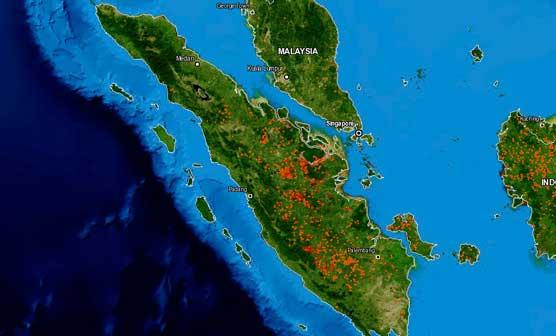BMKG Deteksi 15 Titik Panas di Riau