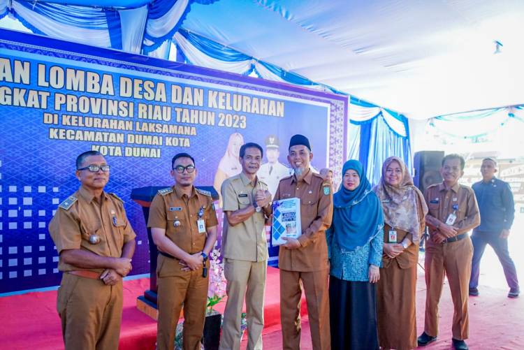 Kelurahan Laksamana Raih Juara I Lomba Desa/Kelurahan Tingkat Provinsi Riau Tahun 2023