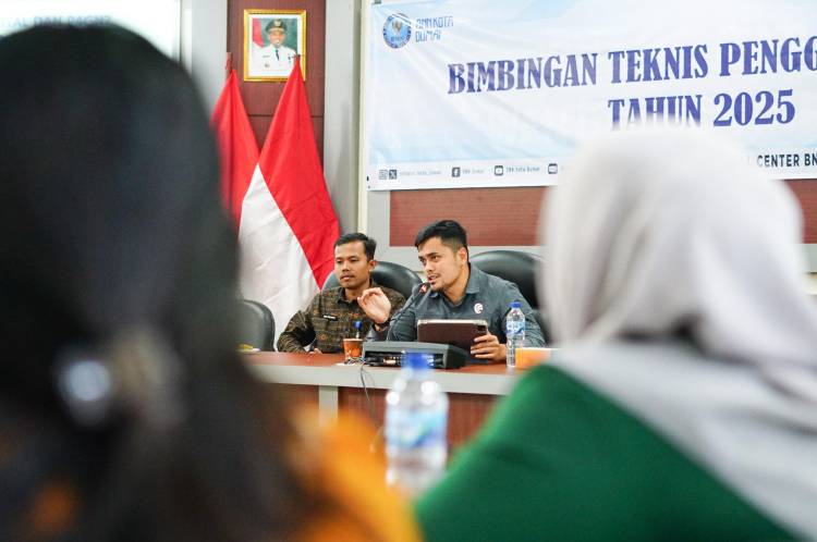 Diskominfotiksan Kota Dumai Bekali Peserta Bimtek P4GN BNN 