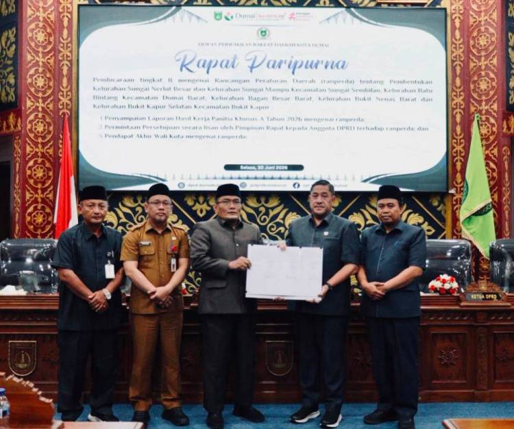 Dumai Resmi Tambah 6 Kelurahan Baru, Total Kini 42 Kelurahan