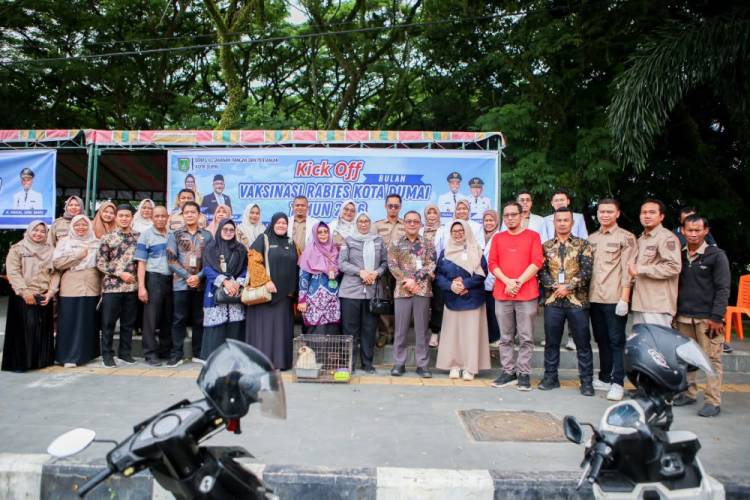 Pemko Dumai Sukses Lampaui Target Vaksinasi Rabies 2026