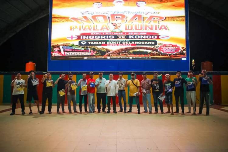 Pemko Dumai Hadirkan Hiburan Sehat Lewat Nobar Piala Dunia 2026