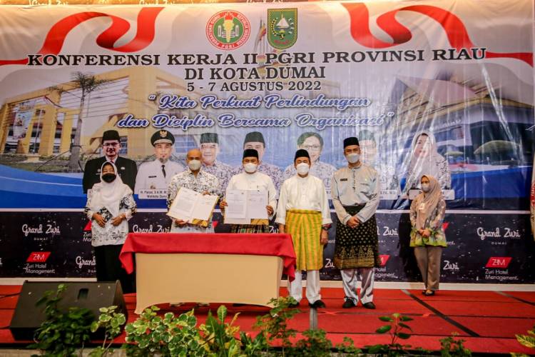 Tuan Rumah Konferensi Kerja II PGRI Provinsi Riau, Pesan Walikota Dumai