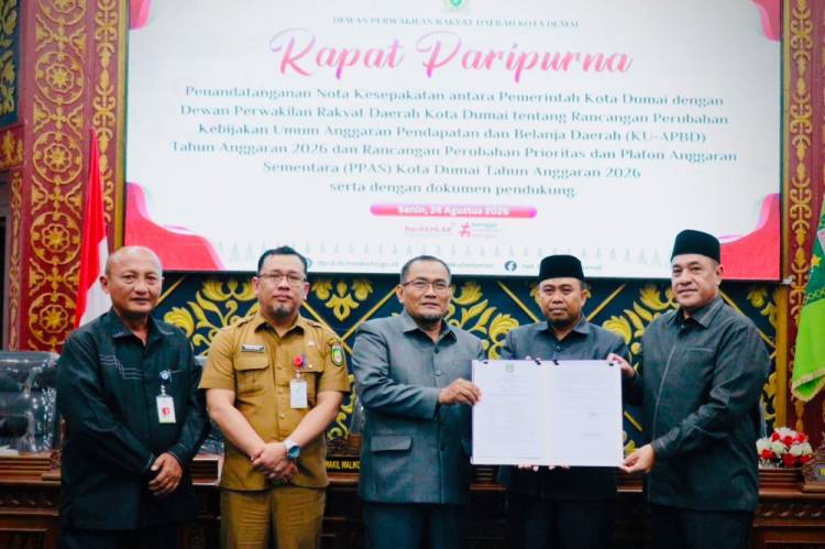 APBD Perubahan Dumai 2026 Disepakati Rp2,246 Triliun