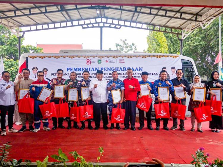 HUT ke-81 PMI, Wawako Dumai Apresiasi Para Pendonor yang Setia Selamatkan Sesama