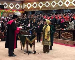 Septina Primawati Resmi Pimpin DPRD Riau 
