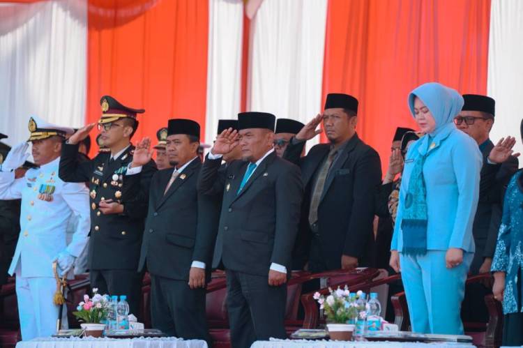 HUT ke 80 TNI di Dumai Berlangsung Khidmat, Wawako Sugiyarto Apresiasi Dedikasi Prajurit