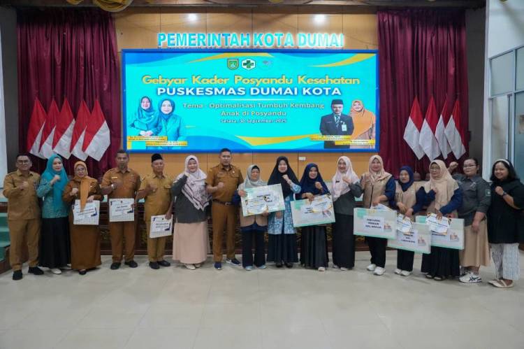 Gebyar Kader Posyandu Dumai Kota Fokus Tumbuh Kembang Anak
