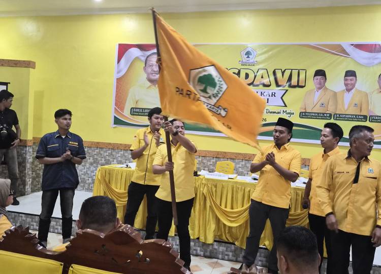 Nahkoda Baru Golkar Dumai, Edwar Randa Siap Perkuat Barisan Kader