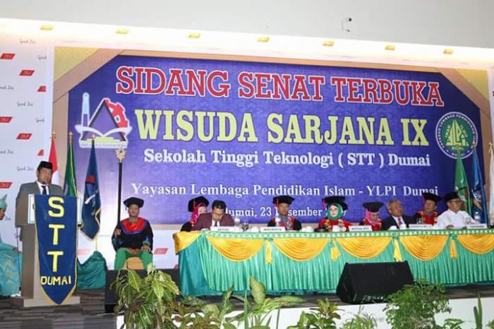 STT Dumai Cetak 128 Orang Sarjana Teknik Baru